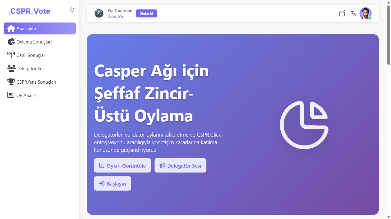 CSPR.Vote screenshot