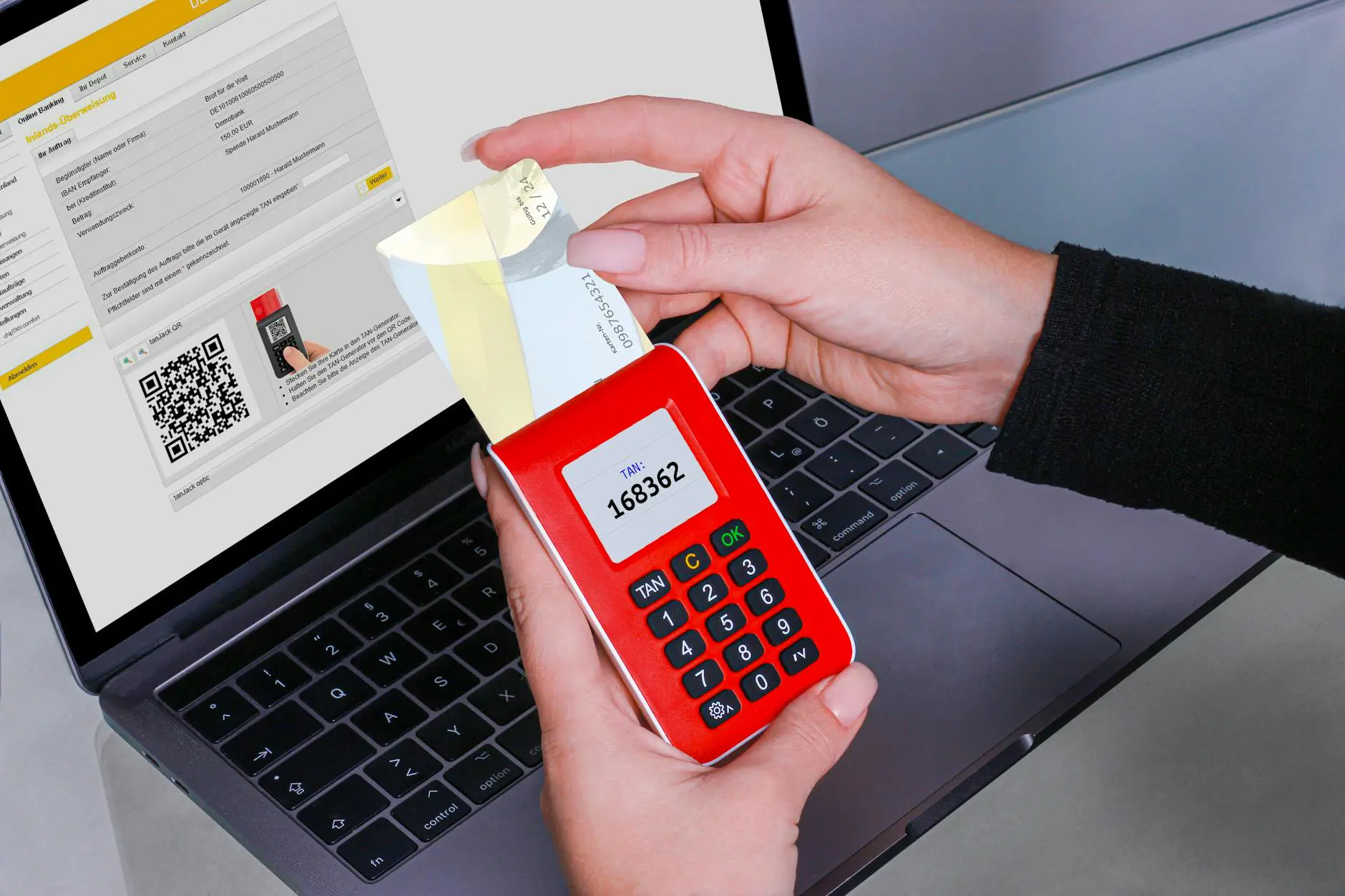 Mobile device used for two-factor authentication security