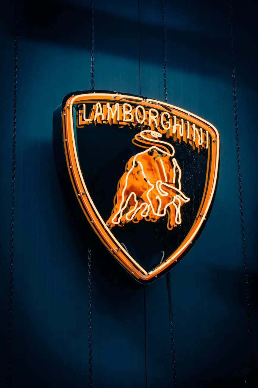 Illuminated brand logo showcasing strong visual identity design