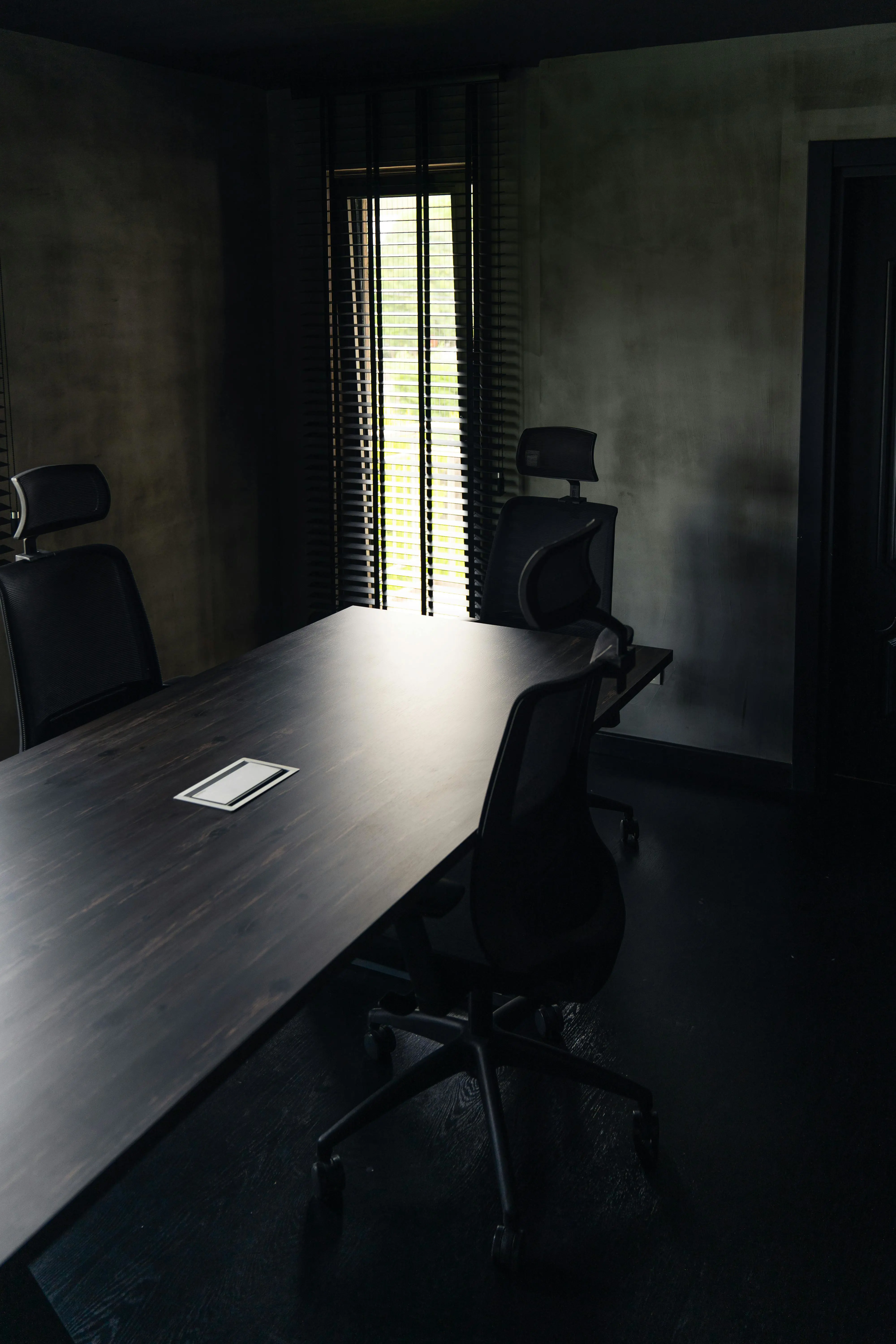 Enterprise AI governance meeting in modern corporate office setting