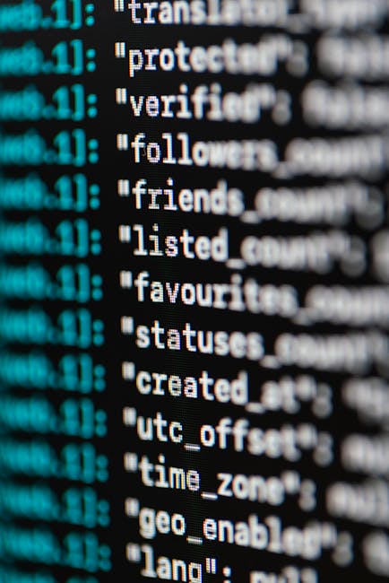 Ekrandaki Kodların Aşırı Yakın çekim Fotoğrafı