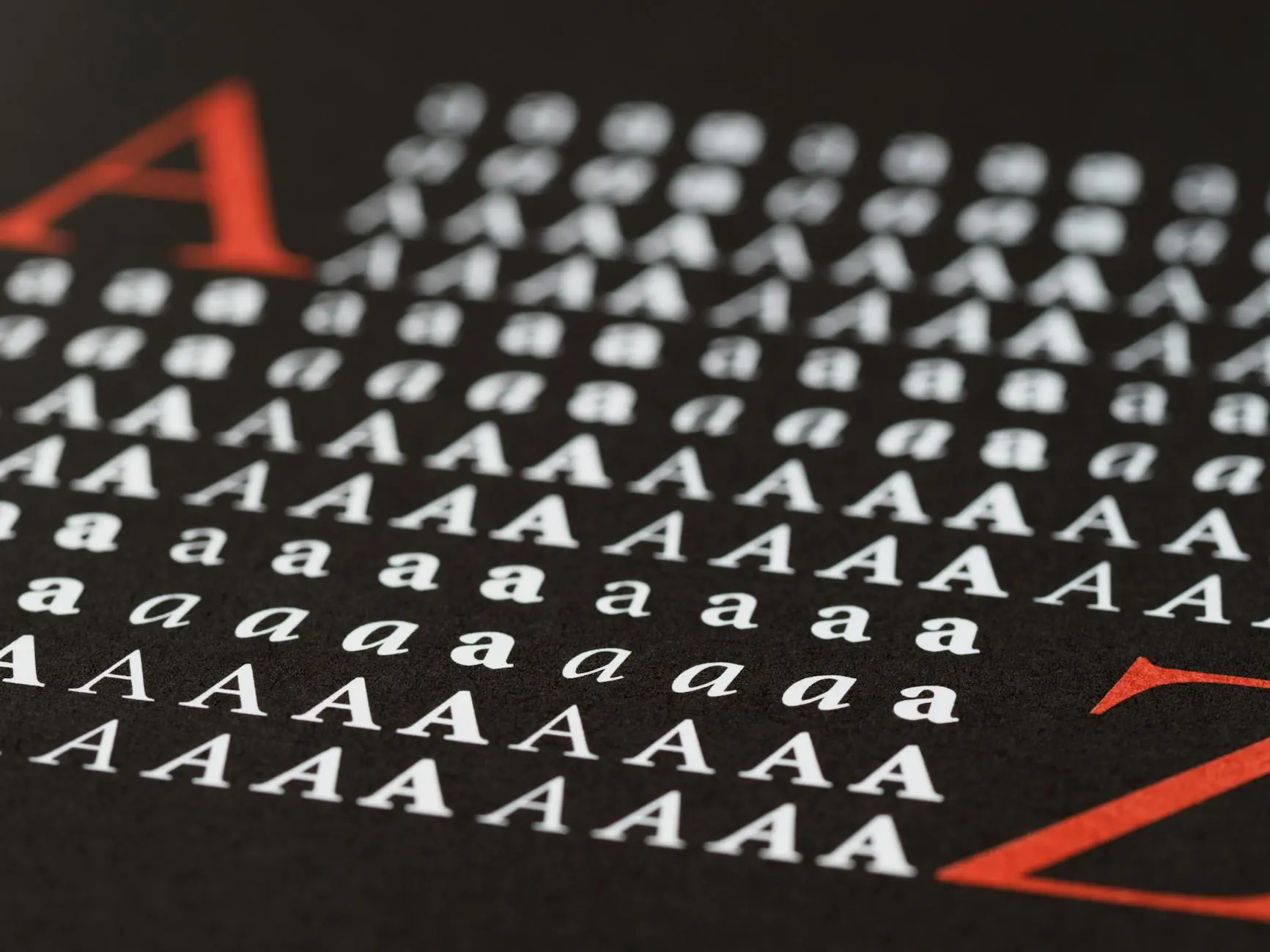 Tipografi ve web font tasarımı harfler